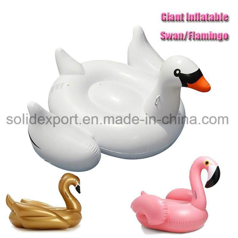 Customized Environmental PVC Inflatable Swan Pool Float Inflatable Giant Swan