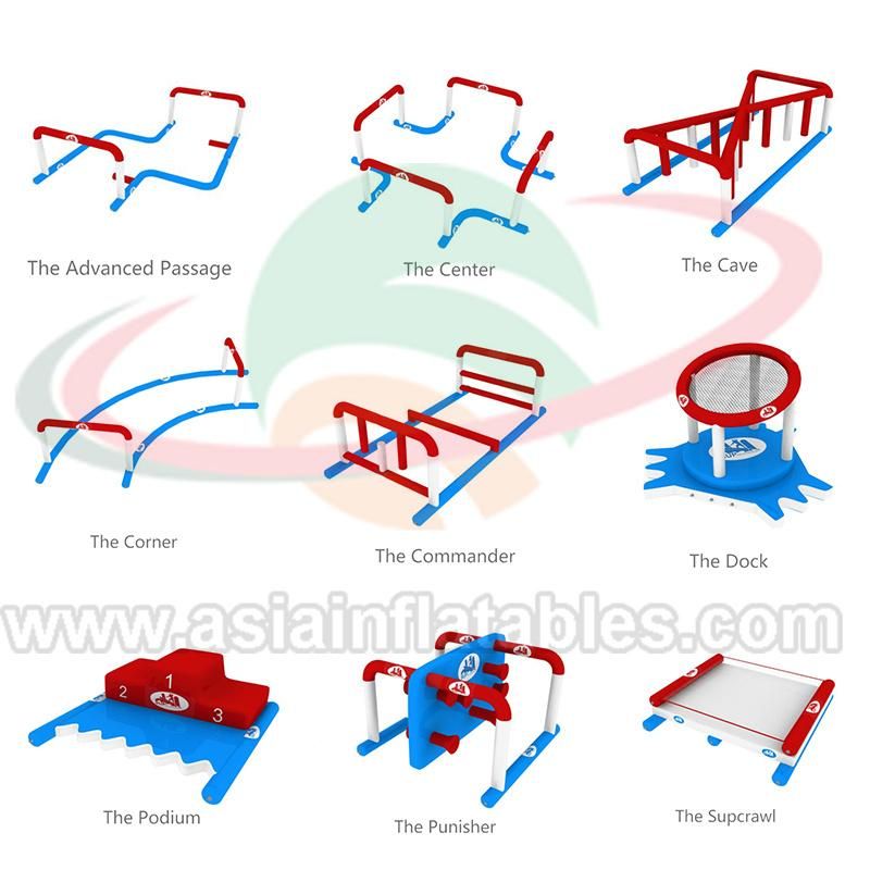 Inflatable Water Games Equipment Sup Floating Stand up Paddleboading Obstacle