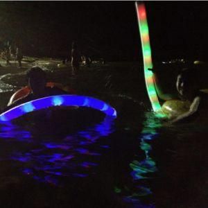 LED Multi Color Foam Rods Swimming Floating Stick Pool Noodle Bar Foam