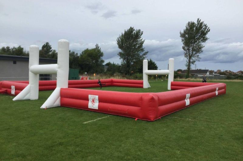 Commercial Fun Sports Game Giant Rugby Game Pitch for Sale