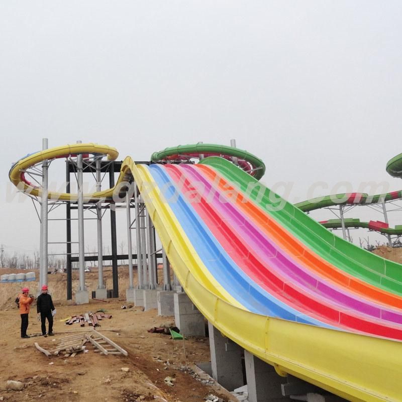 Rainbow Water Slide with Slip Carpet