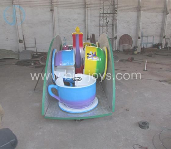 Cheery Amusement Theme Park Attraction Mechanical Games Rotary Tea Cup Ride Coffee Cup Park Rides