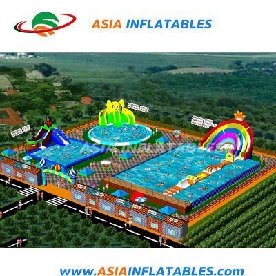 Water Amusement Park for Business, Giant Inflatable Land Water Park