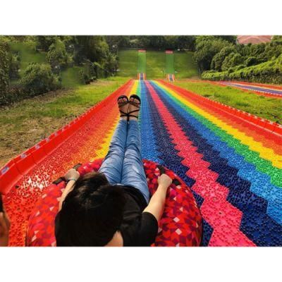 Attractive Kids Indoor Exercise Playground Equipment Rope Nets Crocheted Playground Rainbow Climbing Net for Children