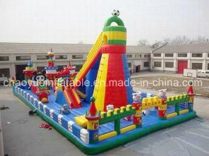 Giant Inflatable Fun City with Climbing Wall (CYFC-423)