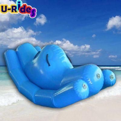 Blue Color Inflatable Water Totter for Water Sports