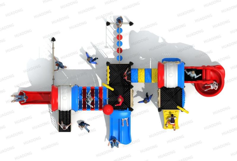 Pepsi House Series Kids Slide Outdoor Playground Equipment