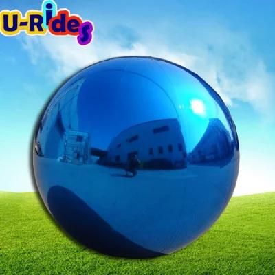 Event Decoration Colorful inflatable mirror chrome ball rainbow balloon for party and wedding