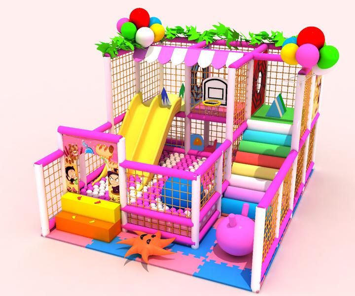 Inside Soft Naughty Castle Playground Structure