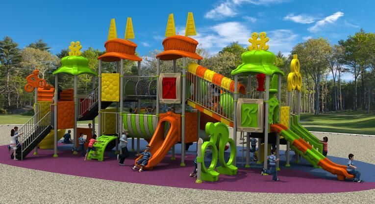 Outdoor Playground Children Slide Amusement Equipment