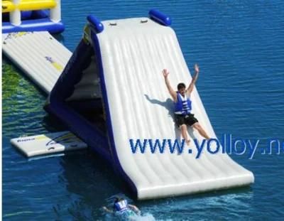 Hot Inflatable Freefall Water Floating Slide for Beach Fun