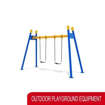 Outdoor Amusement Park Playground Equipment Kids Double Seat Use for Garden Swing