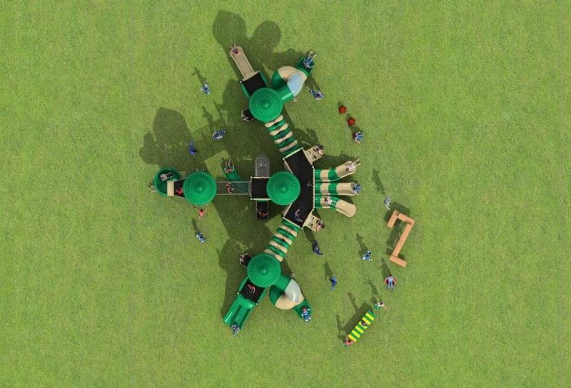 2017 New Design Outdoor Playground Equipment Children Slide HD17-009A