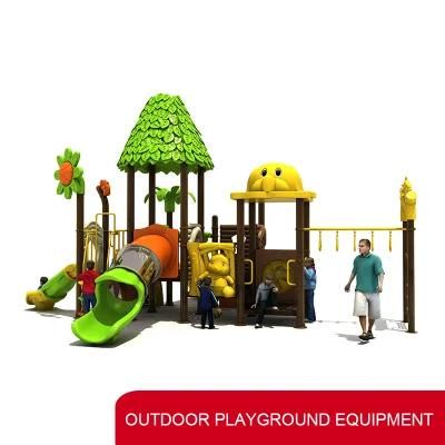 Restaurant School Outside Amusement Equipment Children Plastic Outdoor Playground