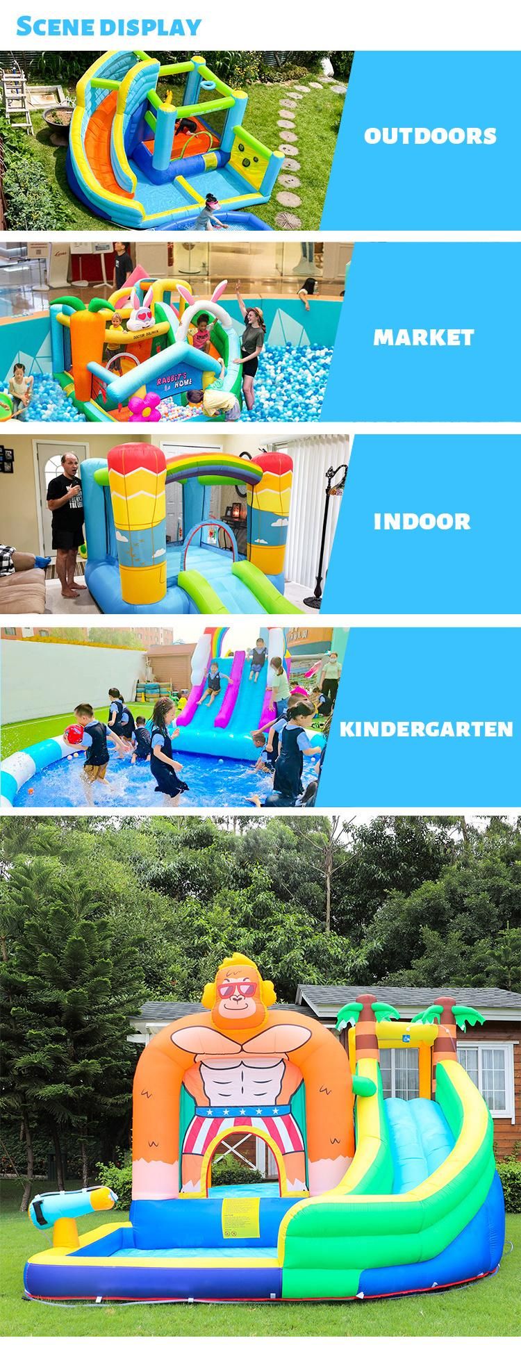 Custom Slide Pool Inflatable Bouncer Castle for Children