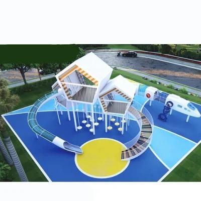 New Outdoor Kids Playground Equipment Space Series Park Slide Yq57