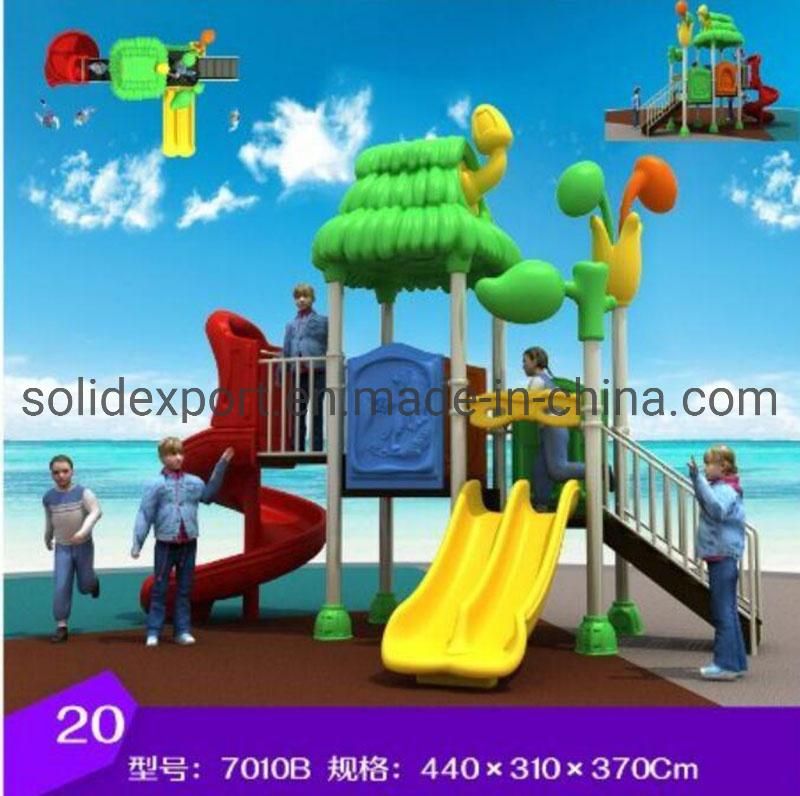 Colorful Durable Outdoor Plastic Slide for Amusement Park AMD Kindergarten
