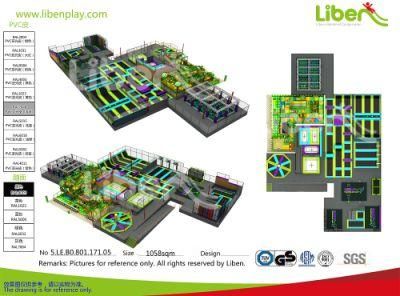 Commercial Indoor Large Cheap Indoor Trampoline Park with Foam Pit