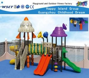 Rocket Feature Mini Children Playground Sets for Backyard Hf-14201