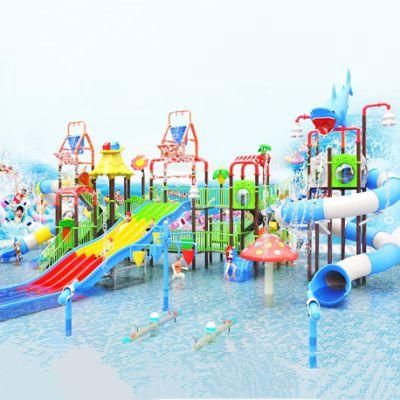 Children&prime;s Outdoor Large Water Park FRP Fiberglass Slide Amusement Equipment