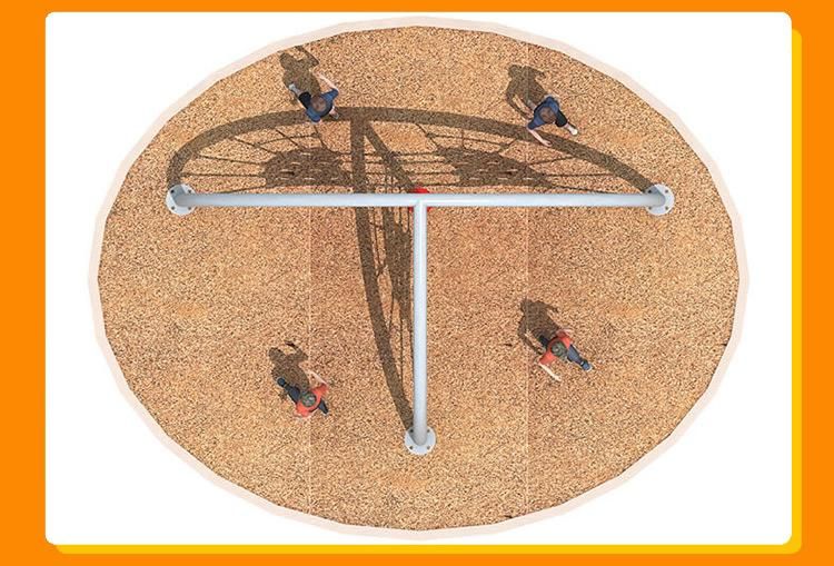 Outdoor Playground Children′s Galvanized Climbing Frames Rope Net Gym Games Structure Equipment