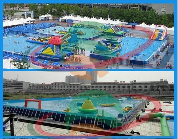 New Design Above Ground Inflatable Plastic Frame Swimming Pool Inflatable Water Bracket Pool