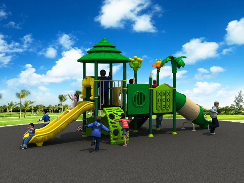 Wood Series Outdoor Playground Slide Equipment