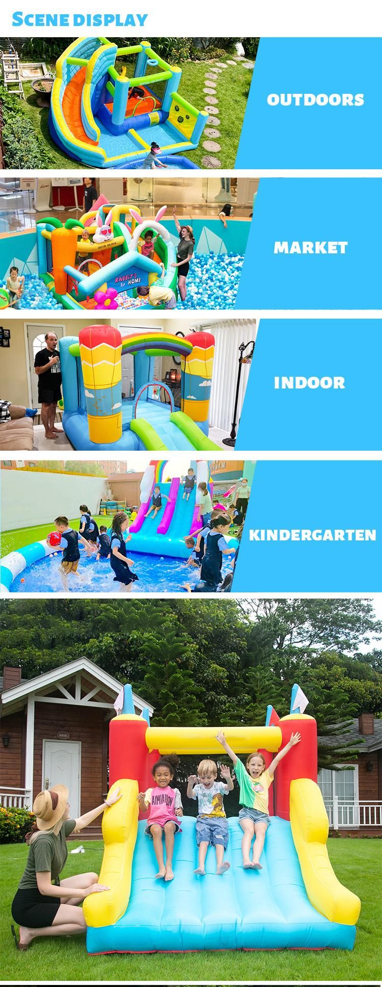 Factory Direct Inflatable Jump House Castle Bouncer