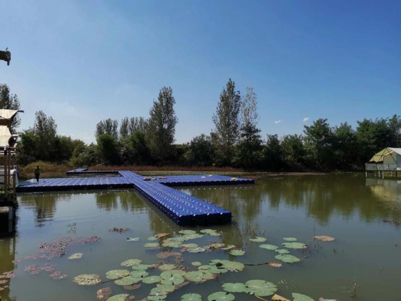 HDPE Floating Pontoon Modular Cube Plastic Floating Dock Jetski Platform