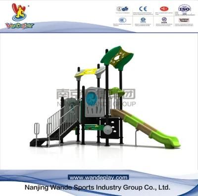 Wandeplay TUV Standard Park Indoor Children Outdoor Plastic Playground Amusement Equipment with Slide