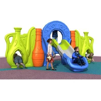 Kids Sports Popular Climbing Wall Colorful Indoor Plastic Slide Outdoor Playground for Sale