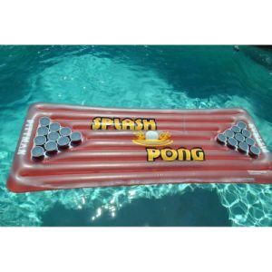 Pool Lounge Beer Pong Game Table Inflatable Floating