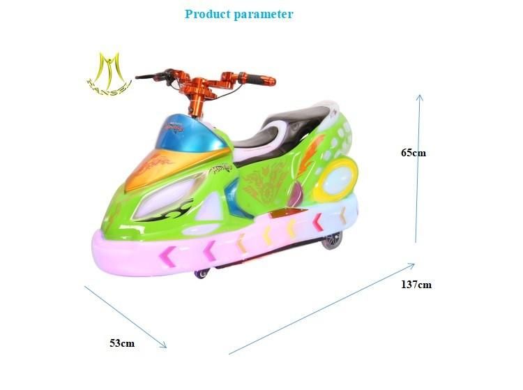 Hansel Factory Coin Operated Kids Motorbike Car Ride on for Shopping Mall