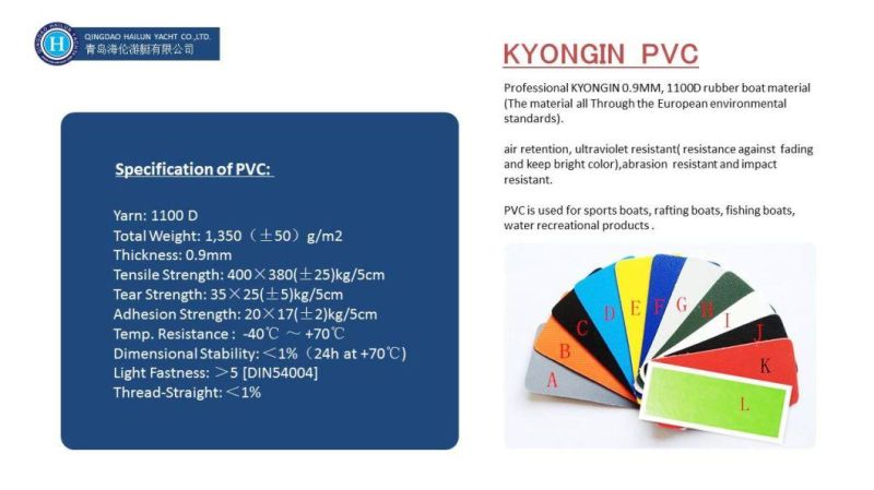 5.20 M Inflatable Boat for White Water PVC or Hypalon Material