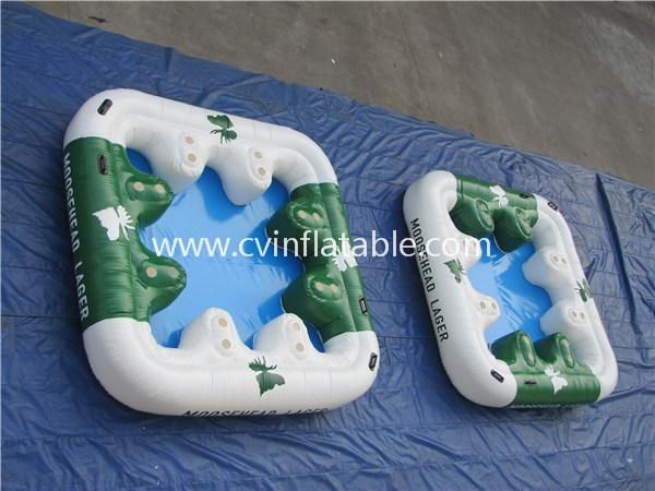 Custom 8 Person Inflatable Floating Island Raft