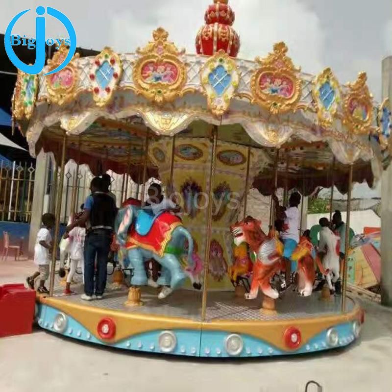 Children Merry Go Round Carousel Horse Roundabout Amusement Park Equipment