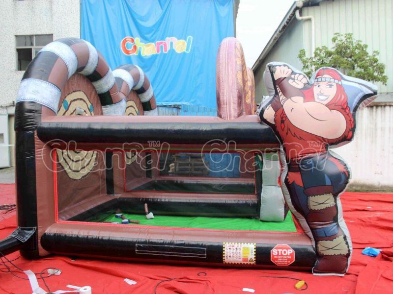 Inflatable Viking Axe Throw Game/Inflatable Dart Board/Inflatable Carnival Games Chsp669