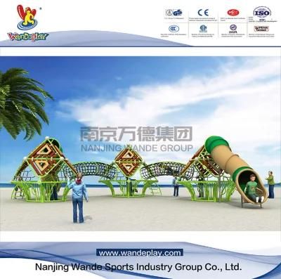 Wandeplay Amusement Park Nest Climbing Children Outdoor Playground Equipment with Wd-Nc104