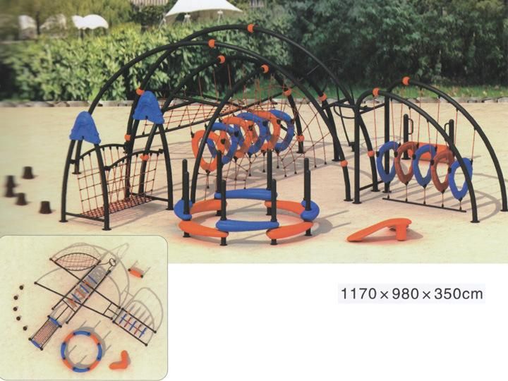 Large Size Outside Steel Climbing Playground for Children