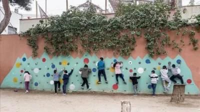 Rock Bouldering Climbing Wall Indoor and Outdoor Panel for Gym &amp; Playground