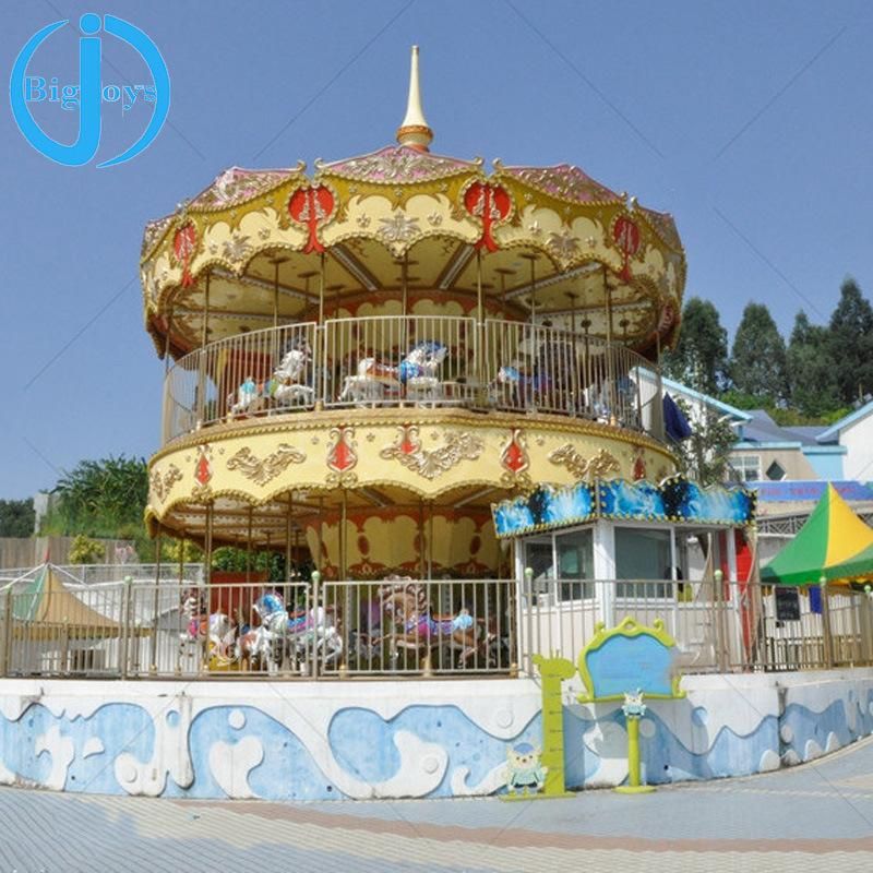 China Manufacturers Children Amusement Park Backyard Chinese Carousel