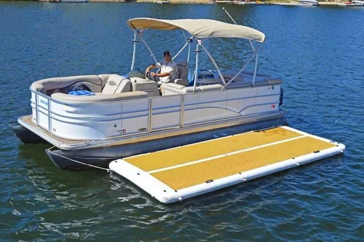 Factory Direct Floating Island Inflatable Dock for Water Sports