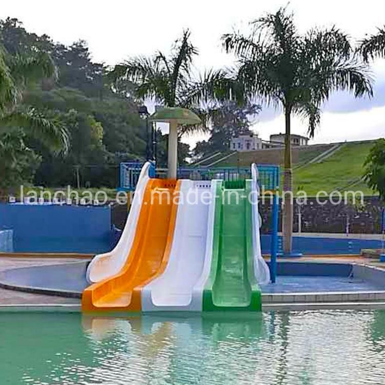 Funny Kids Water Park Playground Slide Family Water Slide