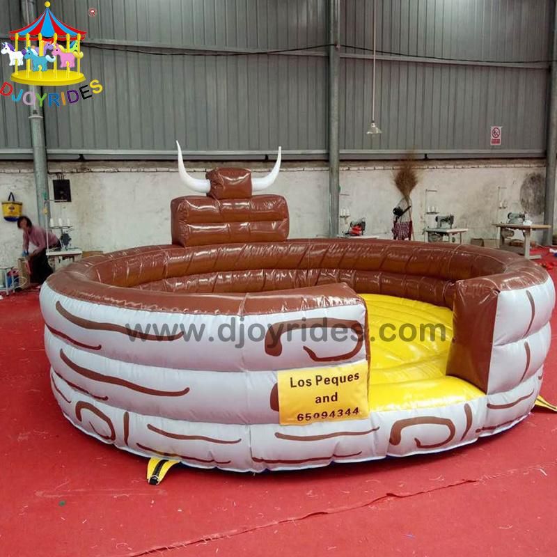 Crazy Rodeo Bull with Inflatable Mattress, Mechanical Bull for Sale