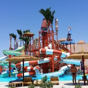 Child Pool with Water Slide and Water Games for Kids in The Swimming Pool