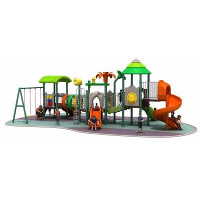New Design Jungle Adventure Amusement Park Anti-Fade Children Outdoor Playground Slide