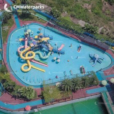 Customizable Water Park Fiberglass Water Slide Water House