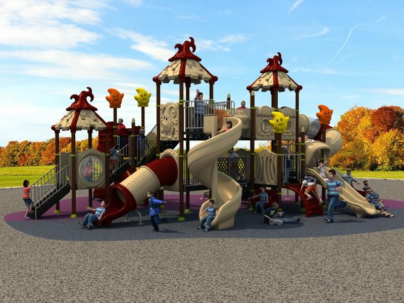 Magic House Serie Kids Slide Outdoor Playground Amusement Equipment