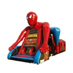 Inflatable Spiderman Obstacle Course Bouncer Combo
