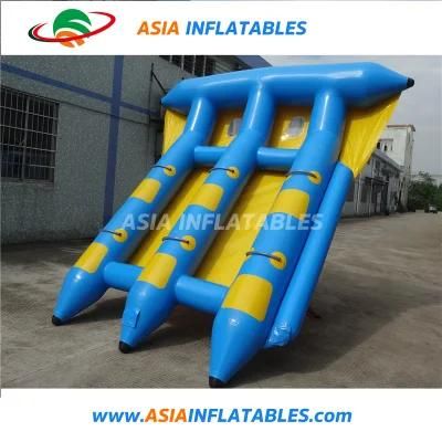Towable Tube Inflatable Flying Banana Boat Fly Fish for Water Park Games